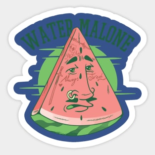 Water Malone 1 Sticker